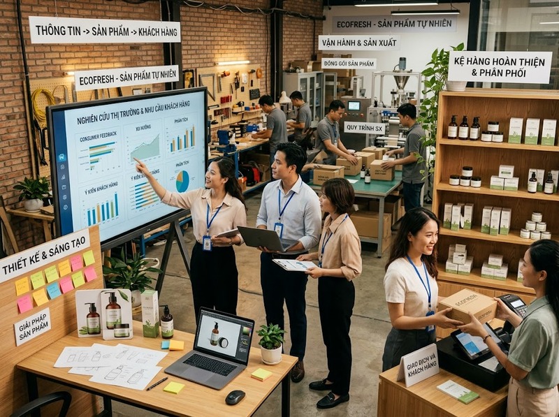 Hoạt động kinh doanh qua các chức năng, nguồn lực và quá trình tạo giá trị